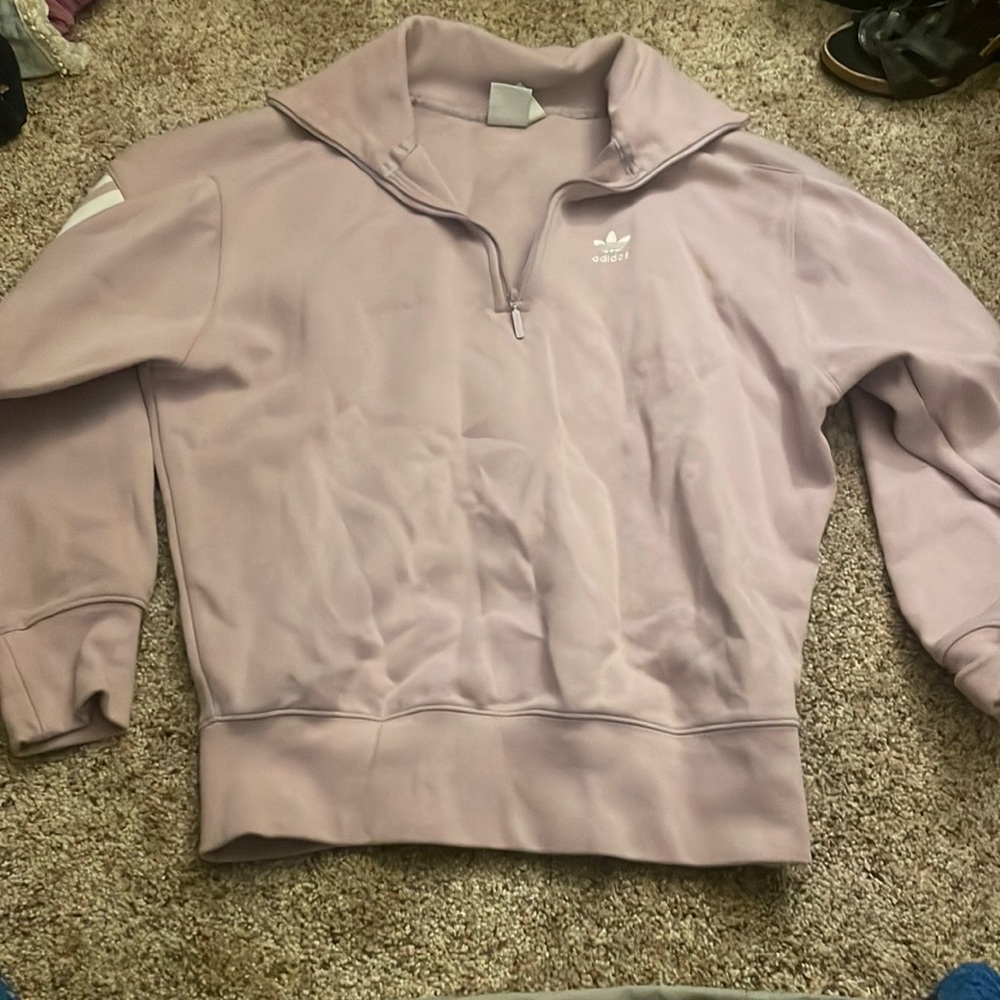 Adidas purple Halfzip